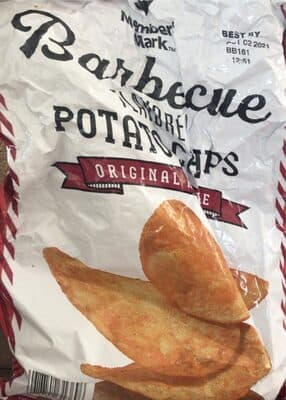 Barbecue Flavored Potato Chips