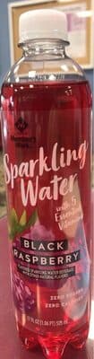 Black Raspberry Flavored Sparkling Water Beverage