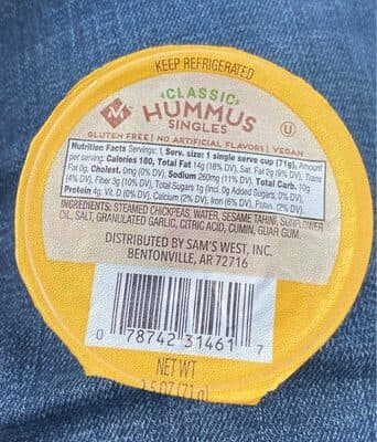 Classic Hummus Singles