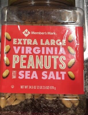 Extra Large Virginia Peanuts with Sea Salt