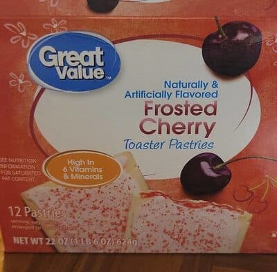Frosted Cherry Flavored Toaster Pastries