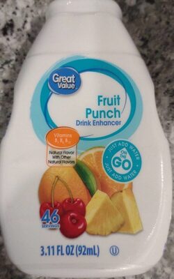 Fruit Punch Flavor Drink Enhancer