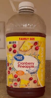 Cranberry Pineapple Juice Cocktail From Concentrate