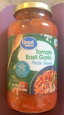 Tomato Basil Garlic Pasta Sauce