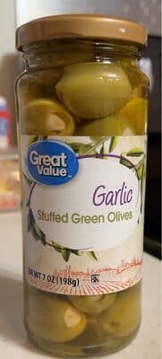 Garlic Stuffed Green Olives