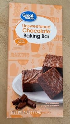 Unsweetened Chocolate Baking Bar