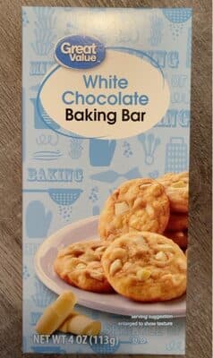 White Chocolate Baking Bar