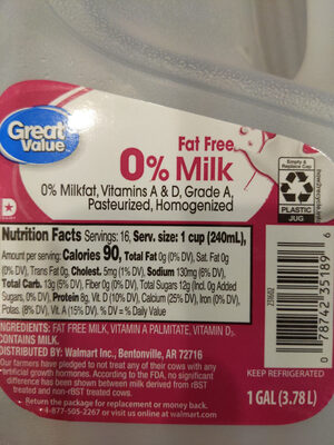 Fat Free Milk