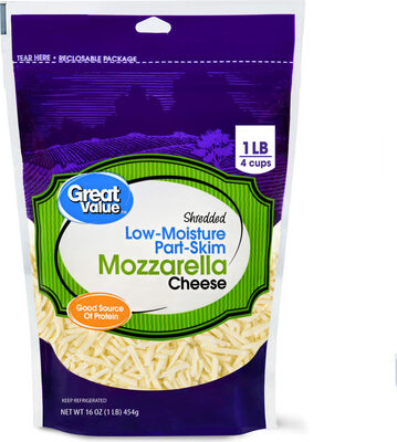 Mozzarella Low-Moisture Part-Skim Shredded Cheese