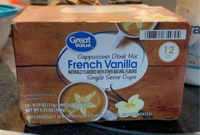 French Vanilla Flavored Cappuccino Drink Mix