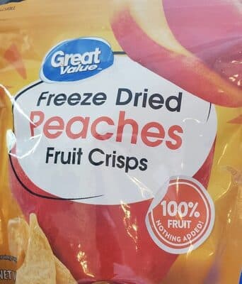 Peaches Freeze Dried Fruit Crisps