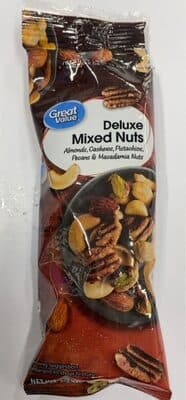Deluxe Mixed Nuts Almonds, Cashews, Pistachios, Pecans & Macadamia Nuts