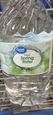 Natural spring water