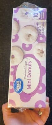 Powdered Sugar Mini Donuts