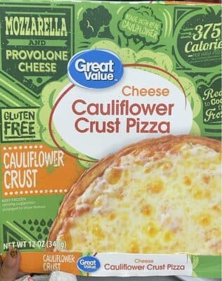 Cheese Cauliflower Crust Pizza