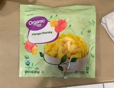 Organic Mango Chunks