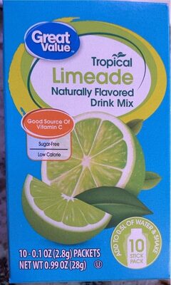 Tropical Limeade Flavored Drink Mix