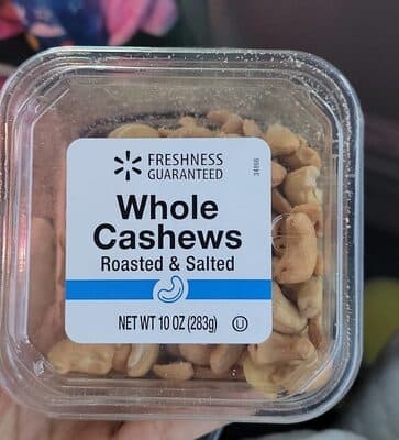 Whole Cashews Roasted Salted