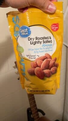 Dry Roasted & Lightly Salted Almonds