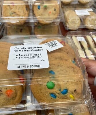M&M cookies