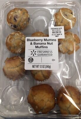 Blueberry muffins & banana nut muffins