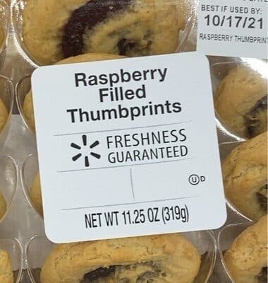 Raspberry Thumbprint Cookies