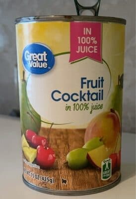 Fruit Cocktail in 100% Peach and Pear Juice from Concentrate