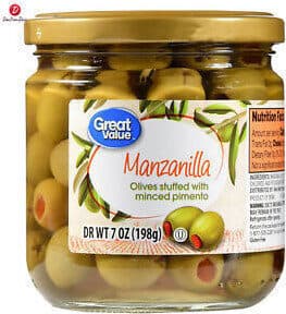 Manzanilla Olives Stuffed With Minced Pimento