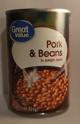 PORK & BEANS IN TOMATO SAUCE, TOMATO SAUCE