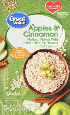 Apples & Cinnamon Flavor Instant Oatmeal