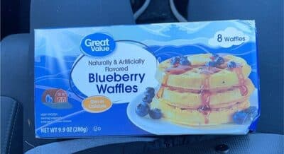 Blueberry waffles