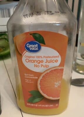 Orange Original 100% Pasteurized Juice