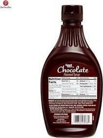 Chocolate Flavored Syrup