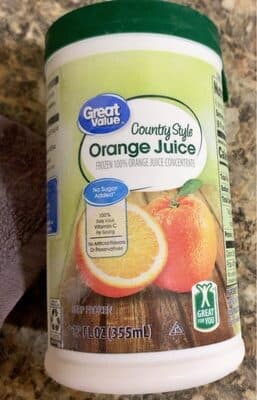 County style orange juice