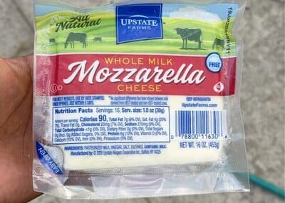 Mozzarella Cheese - Whole Milk