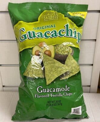 Guacamole Flavored Tortilla Chips