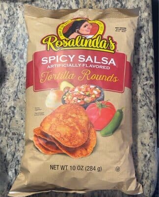 Soicy Salsa Tortilla Rounds