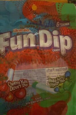 Cherry Yum Diddly Dip, Razz Apple Magic Dip Fun Dip Candy