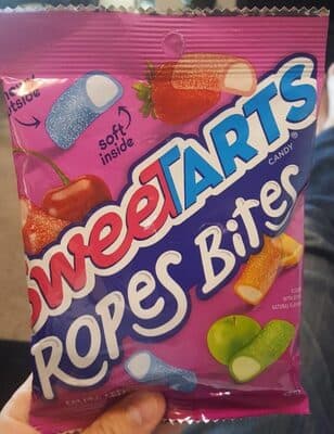 Ropes Bites Candy, Strawberry, Blue Punch, Cherry, Apple, Orange