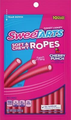 Cherry Punch Soft & Chewy Ropes Candy