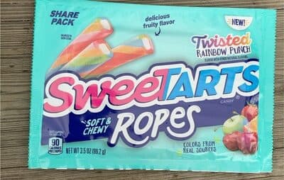 Twisted Rainbow Punch Soft & Chewy Ropes Candy