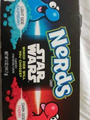 Light Side Raspberry, Dark Side Cherry Candy