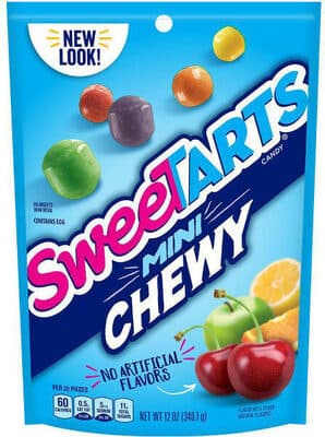 Cherry Lemon Green Apple Grape Orange Flavored Mini Chewy Candy