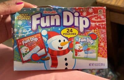 Fun Dip Candy, Cherry Yum Diddly Dip, Razz Apple Magic Dip