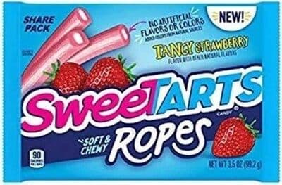 Tangy Strawberry Soft & Chewy Ropes Candy