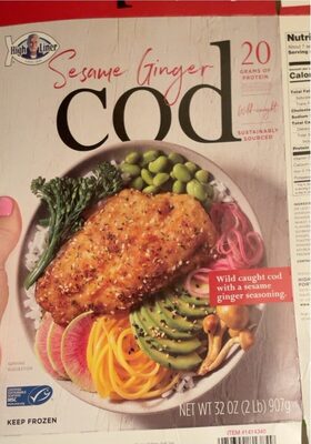 Sesame Ginger Wild Caught Cod With A Sesame Ginger Seasoning