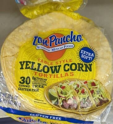 Yellow Corn Tortillas