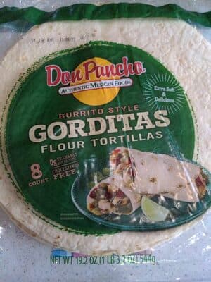 Burrito Style Gorditas Flour Tortillas