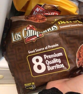 Beef & Bean Burritos