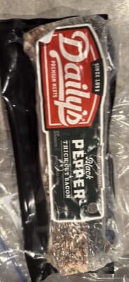 Black Pepper Thick Cut Bacon